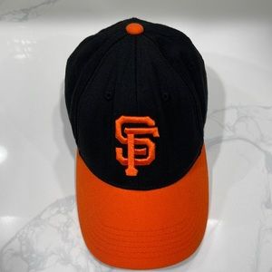 MLB SAN FRANSISCO GIANTS Baseball Cap Black/Orange OS/Adj Pre-owned